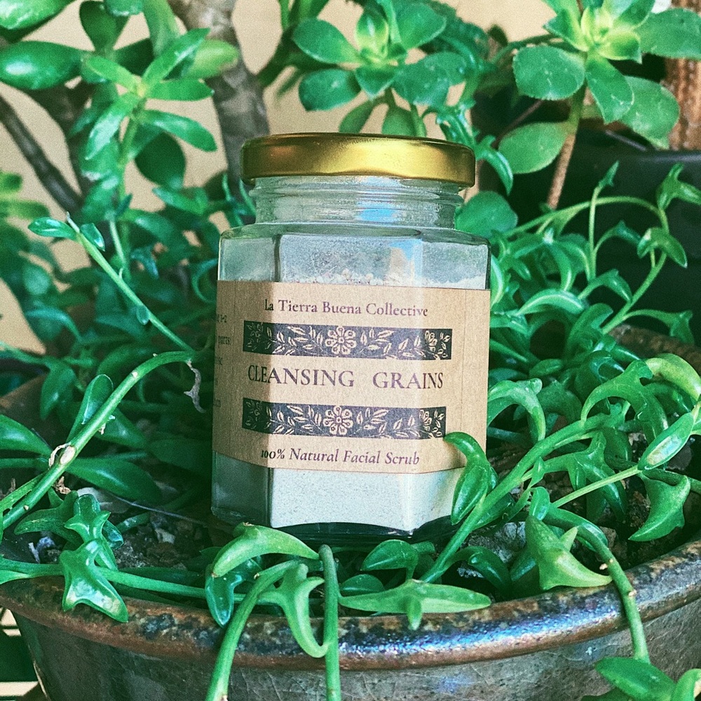 Organic Facial Detox Herbal Cleansing Grains Skin Care Exfoliating Mask 4oz✨